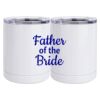10 oz. White Stainless Steel Short Tumbler Thumbnail