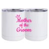 10 oz. White Stainless Steel Short Tumbler Thumbnail