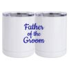 10 oz. White Stainless Steel Short Tumbler Thumbnail