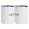 10 oz. White Stainless Steel Short Tumbler Thumbnail