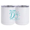 10 oz. White Stainless Steel Short Tumbler Thumbnail