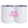 10 oz. White Stainless Steel Short Tumbler Thumbnail
