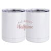 10 oz. White Stainless Steel Short Tumbler Thumbnail