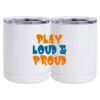 10 oz. White Stainless Steel Short Tumbler Thumbnail
