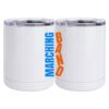 10 oz. White Stainless Steel Short Tumbler Thumbnail