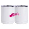 10 oz. White Stainless Steel Short Tumbler Thumbnail