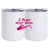 10 oz. White Stainless Steel Short Tumbler Thumbnail