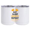 10 oz. White Stainless Steel Short Tumbler Thumbnail