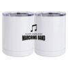 10 oz. White Stainless Steel Short Tumbler Thumbnail