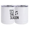 10 oz. White Stainless Steel Short Tumbler Thumbnail