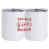 10 oz. White Stainless Steel Short Tumbler Thumbnail