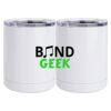 10 oz. White Stainless Steel Short Tumbler Thumbnail