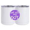 10 oz. White Stainless Steel Short Tumbler Thumbnail