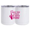 10 oz. White Stainless Steel Short Tumbler Thumbnail