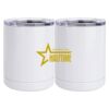 10 oz. White Stainless Steel Short Tumbler Thumbnail