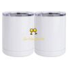 10 oz. White Stainless Steel Short Tumbler Thumbnail