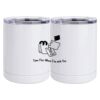 10 oz. White Stainless Steel Short Tumbler Thumbnail