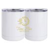 10 oz. White Stainless Steel Short Tumbler Thumbnail