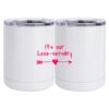 10 oz. White Stainless Steel Short Tumbler Thumbnail