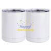 10 oz. White Stainless Steel Short Tumbler Thumbnail