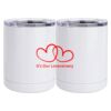 10 oz. White Stainless Steel Short Tumbler Thumbnail