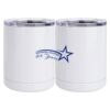 10 oz. White Stainless Steel Short Tumbler Thumbnail
