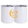 10 oz. White Stainless Steel Short Tumbler Thumbnail