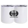 10 oz. White Stainless Steel Short Tumbler Thumbnail