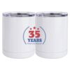 10 oz. White Stainless Steel Short Tumbler Thumbnail