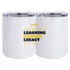 10 oz. White Stainless Steel Short Tumbler Thumbnail