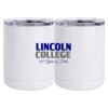 10 oz. White Stainless Steel Short Tumbler Thumbnail