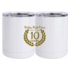 10 oz. White Stainless Steel Short Tumbler Thumbnail