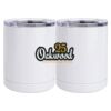 10 oz. White Stainless Steel Short Tumbler Thumbnail