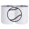 10 oz. White Stainless Steel Short Tumbler Thumbnail