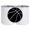 10 oz. White Stainless Steel Short Tumbler Thumbnail