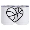 10 oz. White Stainless Steel Short Tumbler Thumbnail
