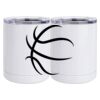 10 oz. White Stainless Steel Short Tumbler Thumbnail