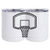 10 oz. White Stainless Steel Short Tumbler Thumbnail