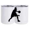 10 oz. White Stainless Steel Short Tumbler Thumbnail