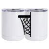 10 oz. White Stainless Steel Short Tumbler Thumbnail