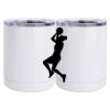 10 oz. White Stainless Steel Short Tumbler Thumbnail