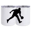 10 oz. White Stainless Steel Short Tumbler Thumbnail