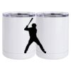 10 oz. White Stainless Steel Short Tumbler Thumbnail