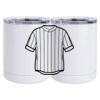 10 oz. White Stainless Steel Short Tumbler Thumbnail