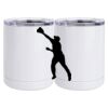 10 oz. White Stainless Steel Short Tumbler Thumbnail