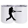 10 oz. White Stainless Steel Short Tumbler Thumbnail
