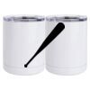 10 oz. White Stainless Steel Short Tumbler Thumbnail