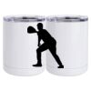 10 oz. White Stainless Steel Short Tumbler Thumbnail
