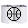 10 oz. White Stainless Steel Short Tumbler Thumbnail