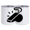 10 oz. White Stainless Steel Short Tumbler Thumbnail
